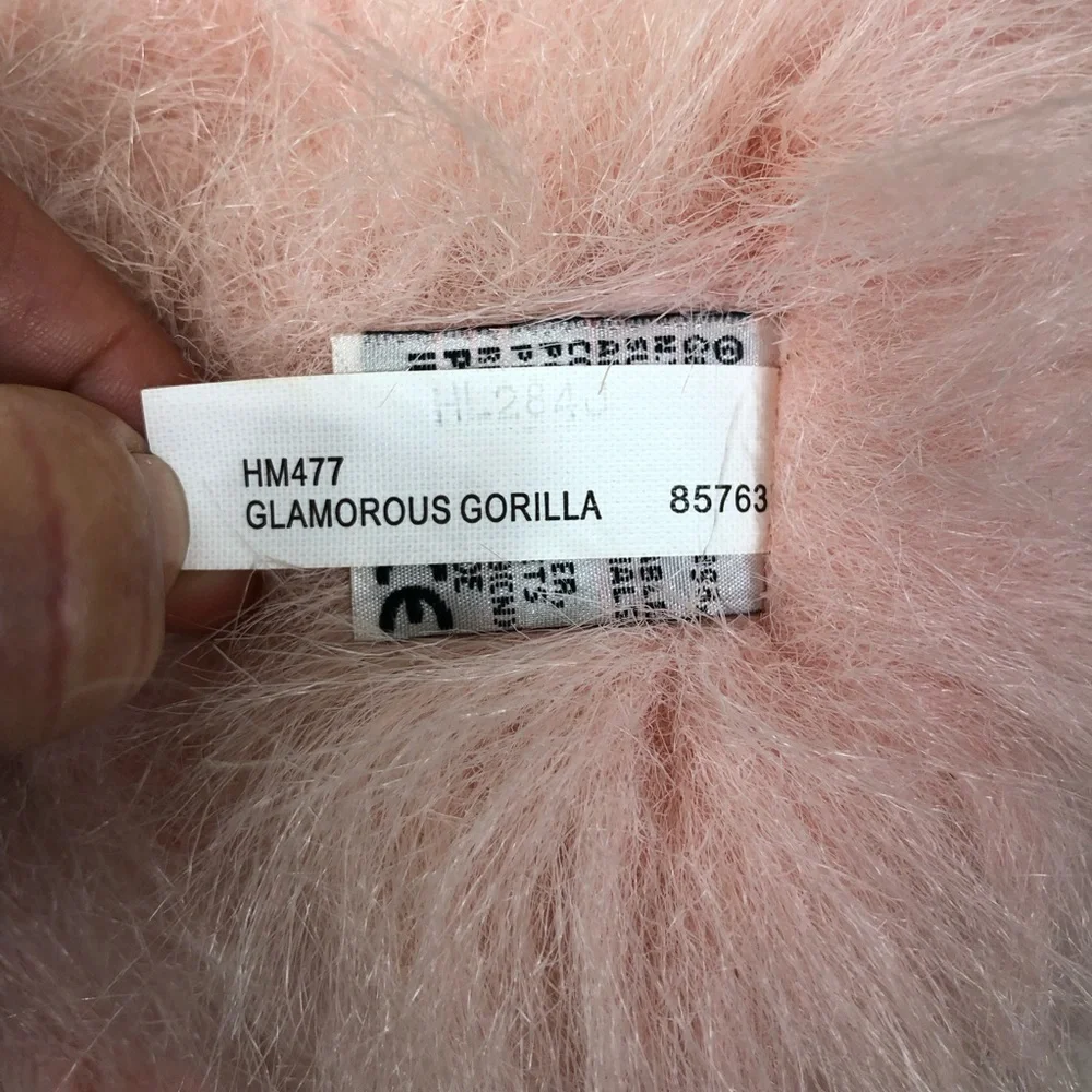 Ganz‎ Glamorous Gorilla Plush Pink Stuffed Animal Toy 9